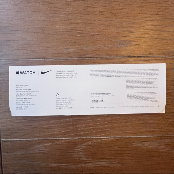 New! Apple Watch Magic Ember Nike Sport Band M/L 46MM - Picture 2 of 5